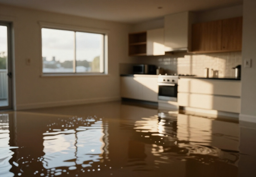 Commercial office with water damage in Fairfield Heights